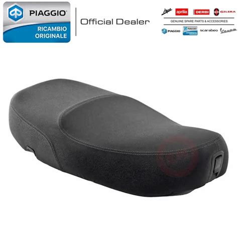 Selle Si Ge Biplace Noir Original Piaggio Vespa Lx