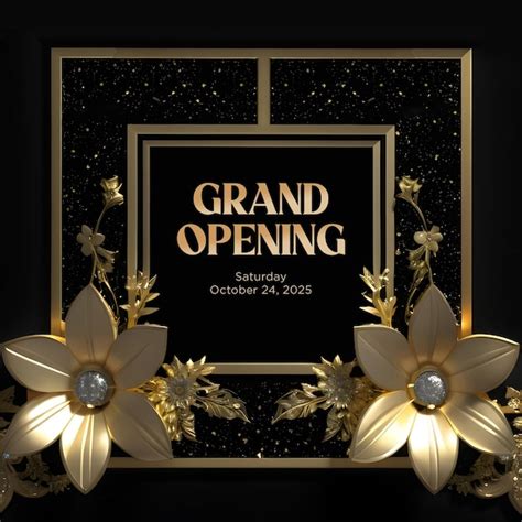 Grand Opening Salon PSD, High Quality Free PSD Templates for Download