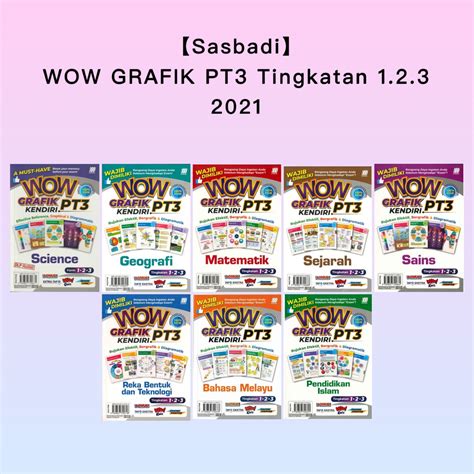 Buku Rujukan Wow Grafik Pt3 Sejarah Sasbadi Shopee Malaysia Riset