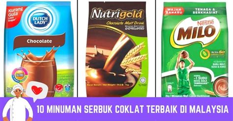 Minuman Serbuk Coklat Terbaik Di Malaysia Lazat