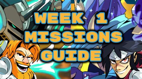 Season Week Missions Guide Brawlhalla Battle Pass Season Youtube