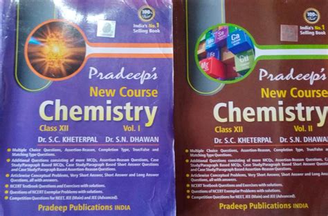 Pradeeps New Course Chemistry Vol 1and2 Class 12 By Sc Kheterpal S Sc Kheterpal Books