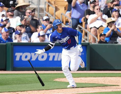 いきなりホームラン大谷翔平ドジャース1号に朝からSNS大沸騰マジかよやばすぎ 社会写真ニュース 日刊スポーツ