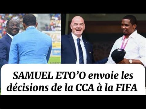 Samuel Etoo Transmet La Suspension Du Staff Des Lions Indomptables