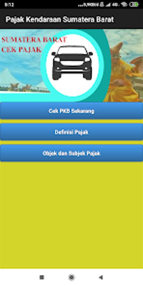 Cek Pajak Kendaraan Sumatera B APK для Android Скачать