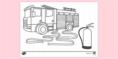 Free Fire Safety Colouring Colouring Sheets Twinkl