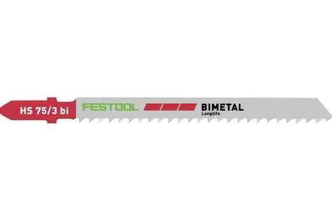 Пилки для лобзика HS 75/3 BI по пластику 5 шт. FESTOOL 204336 ...