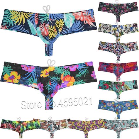 Mens Swimwear Skimpy Briefs Bikini Quick Dry Underwear Brazilian Cut Elastic Underpants Surf