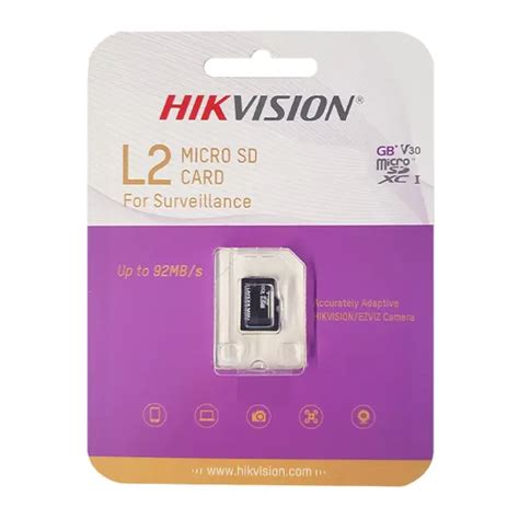 Tarjeta De Memoria Para Videovigilancia MicroSDXC Hikvision 64GB HS TF