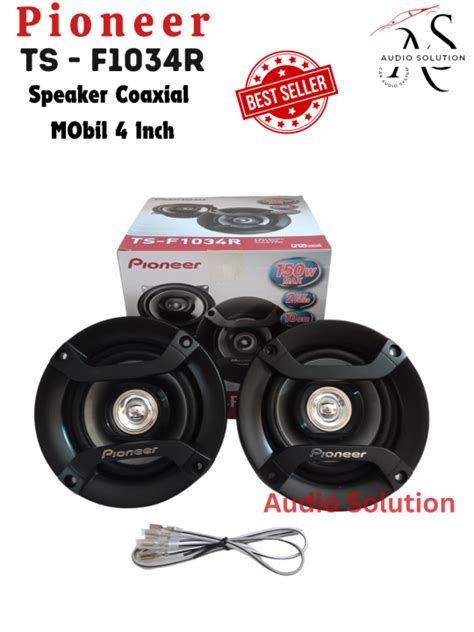 Speaker Coaxial Pioneer 4 Inch TS F1034R 2Ways Speaker Pintu Mobil