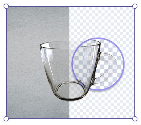 Remove Background from Transparent Objects Online