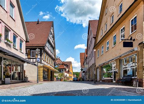 Cityscape Of Weil Der Stadt Wuerttemberg Germany Editorial Stock