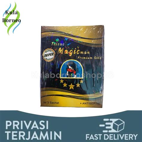 Jual Tisue Tisu Super Magic Man Premium Gold Shopee Indonesia