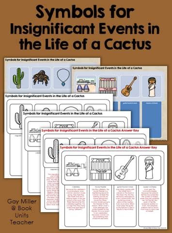 Insignificant Events In The Life Of A Cactus Book Units Teacher