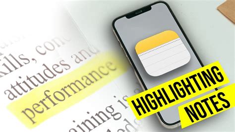 How To Highlight In Iphone Notes How It Works Youtube