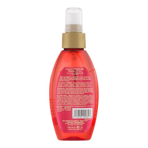 Ogx Hair Oil Spray / OGX Argan Oil Heat Protection Spray 177 ml - Apotek Hjärtat - Finish by ...