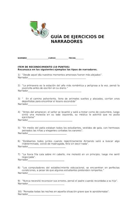 Doc Guia De Ejercicios De Narradores Dokumen Tips