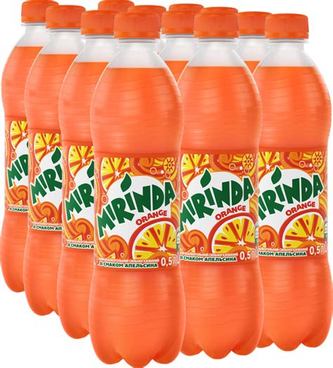 Упаковка безалкогольного напитка Mirinda Апельсин 0.5 л х 12 бутылок ...