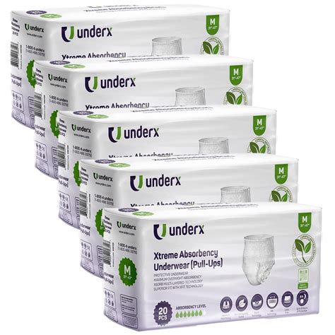 Underx Adult Incontinence Underwear Overnight Comfort Xtreme