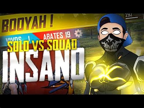 JOGUEI SOLO VS SQUAD E FIZ 19 KILLS NESSA PARTIDA FREE FIRE YouTube