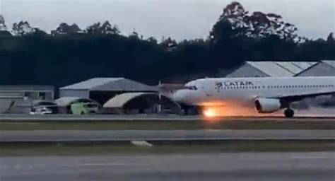 Emergencia Por Explosi N De Rueda En El Tren De Nariz De Vuelo De Latam