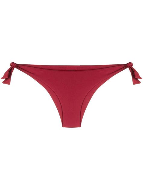 FISICO Ide Tie Bikini Bottom Red Editorialist