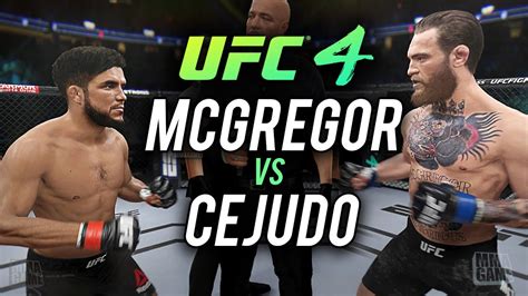 Ea Sports Ufc Conor Mcgregor Vs Henry Cejudo With An Explosive