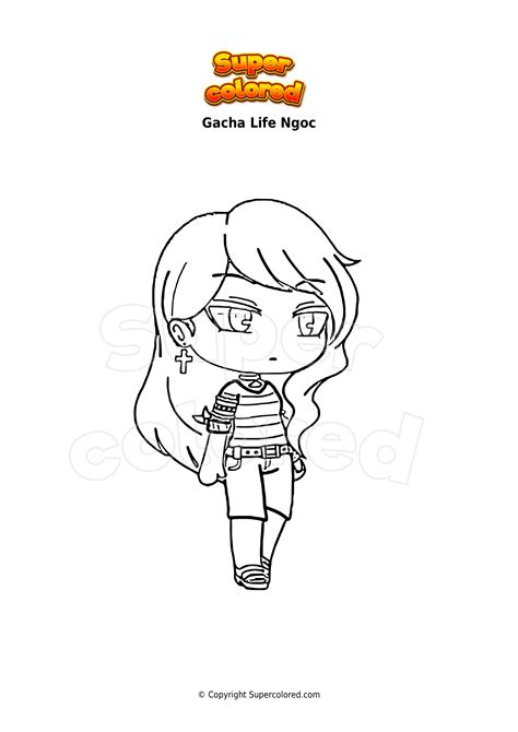 Disegno Da Colorare Gacha Life Ngoc Supercolored 11136 The Best Porn Website