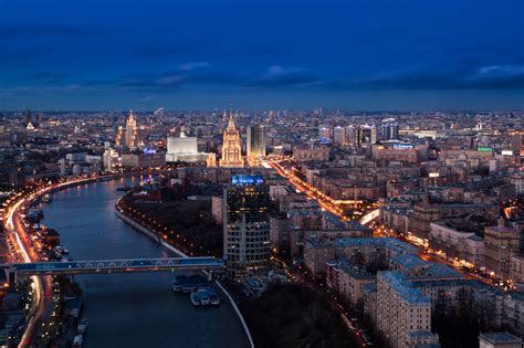 Fondos de Pantalla 2560x1706 Rusia Moscú Ríos Puentes Megalópolis