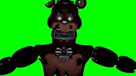 Nightmare Foxy Jumpscare Green Screen Youtube Ac