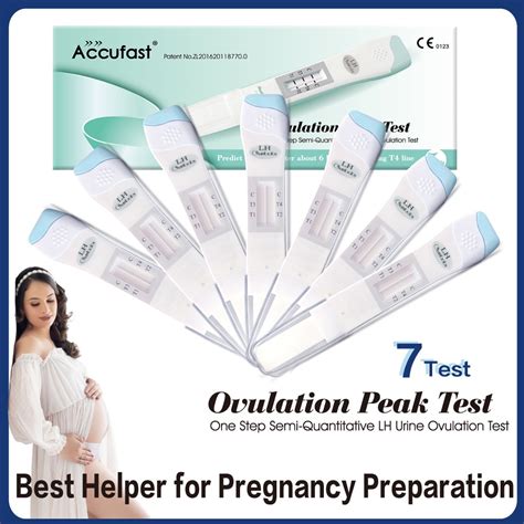 7pcs Accufast Lh Ovulation Test Kit Accurately Predict 6 Hours Later