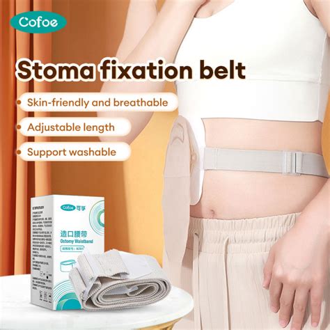 Cofoe Ostomy Bags Reinforced Band Colostomy Belt Colostomy Ileostomy