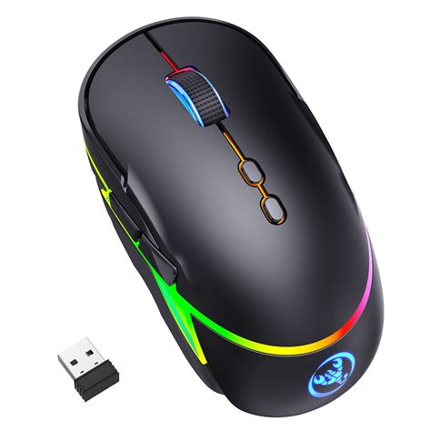 HXSJ T200 2 4G Mouse sem fio para jogos Mouse ergonômico 3 DPI