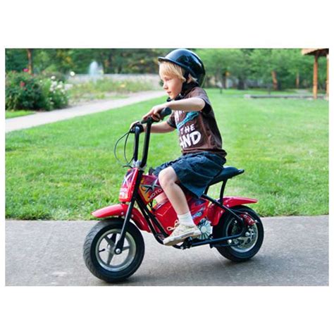 Motovox MBXXSE Micro Mini Bike 24V Electric (Red) : MBXXSE-RED