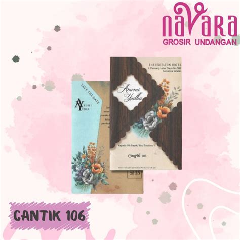 Jual Blangko Undangan Atau Kertas Undangan Pernikahan Merek Cantik