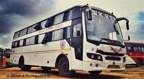 Nwkrtc Ashok Leyland Bs4 Non Ac Sleeper Bus Akash Muragod Flickr