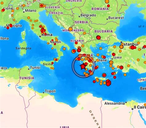 Forte Terremoto In Grecia Avvertito In Sicilia E Calabria