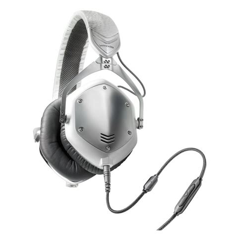 DISC V Moda M 100 Crossfade Headphones White Silver Gear4music