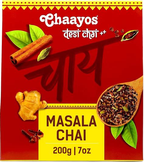 Chaayos Masala Tea Premium Chai Patti With 100 Natural Spices 100g X 2 200g 100 Cups