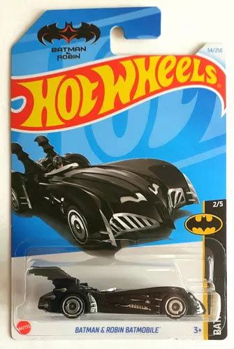 Hot Wheels Batman Robin Batmobile Negro Cuotas Sin