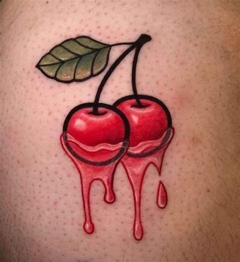 Pin by Noe Rios Dominguez on diseños Cherry tattoos Traditional