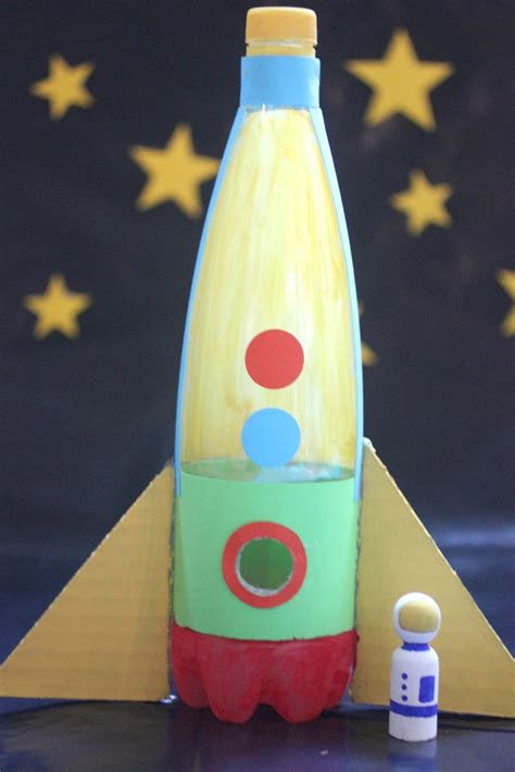 Plastic Bottle Rocket Ship Repeat Crafter Me