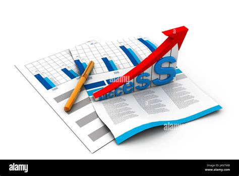 Business success graph on chart Stock Photo - Alamy