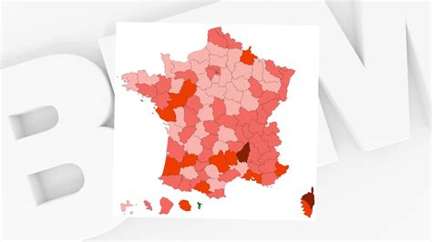 Carte Covid Tous Les D Partements De M Tropole Repassent Au Dessus