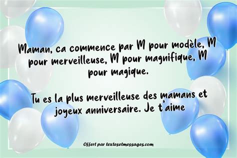 Textes Anniversaire Touchants Pour Maman M Re Mama Ca Commence Par