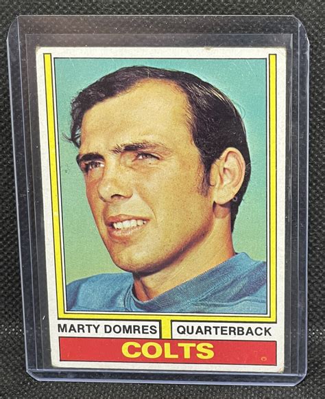 Marty Domres Topps Baltimore Colts Ebay