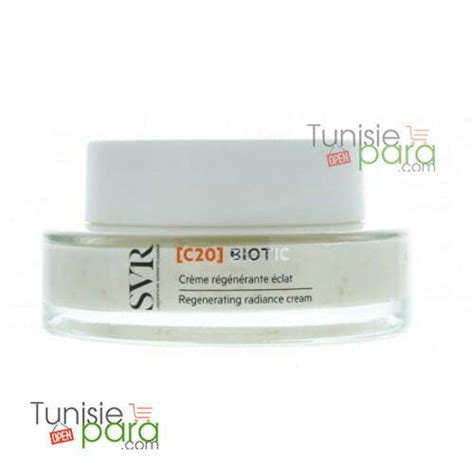 SVR Biotic C20 creme régénérante éclat 50 ml Tunisie Para