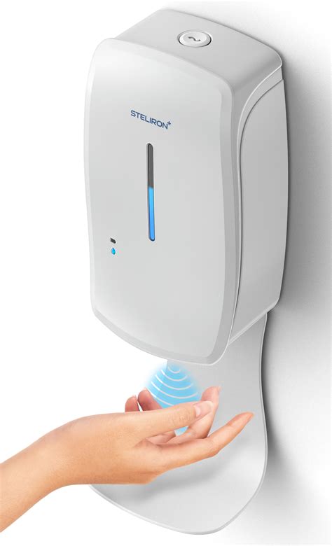 Steliron Automatic Hand Sanitizer Dispenser Wall Mounted 34oz Touchlesshands Free Dispenser