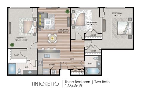 3 Bedroom Apartment Floor Plans Pdf - floorplans.click