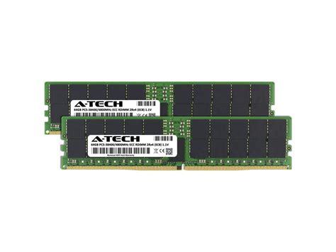 A Tech 128GB 2x64GB 2Rx4 PC5 38400R DDR5 4800 MHz EC8 RDIMM ECC